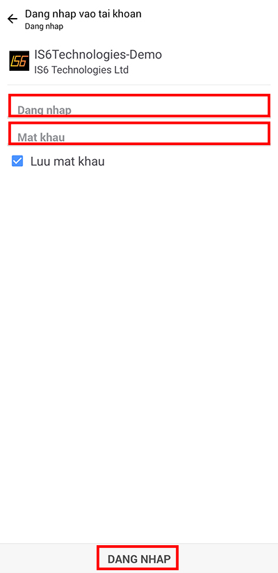 Đăng nhập vào MT4 của IS6FX