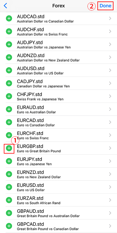 Add currency pair