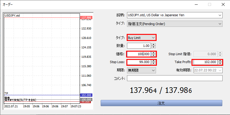 IFDOCO注文
