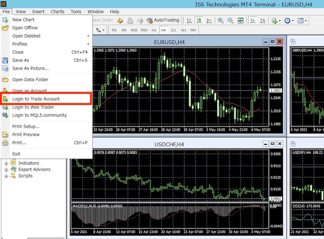 MT4 Screen 2